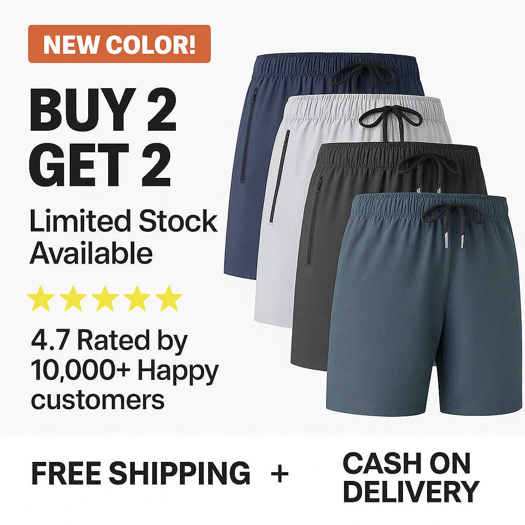 Combo of 4 Stretchable Cotton Shorts | 🔥FLAT 50% SAVING🔥
